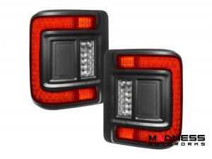 Jeep Wrangler JL Tail Lights - Flush Mount -LED - Red Lens Jeep Wrangler JL Tail Lights - Flush Mount -LED - Red Lens